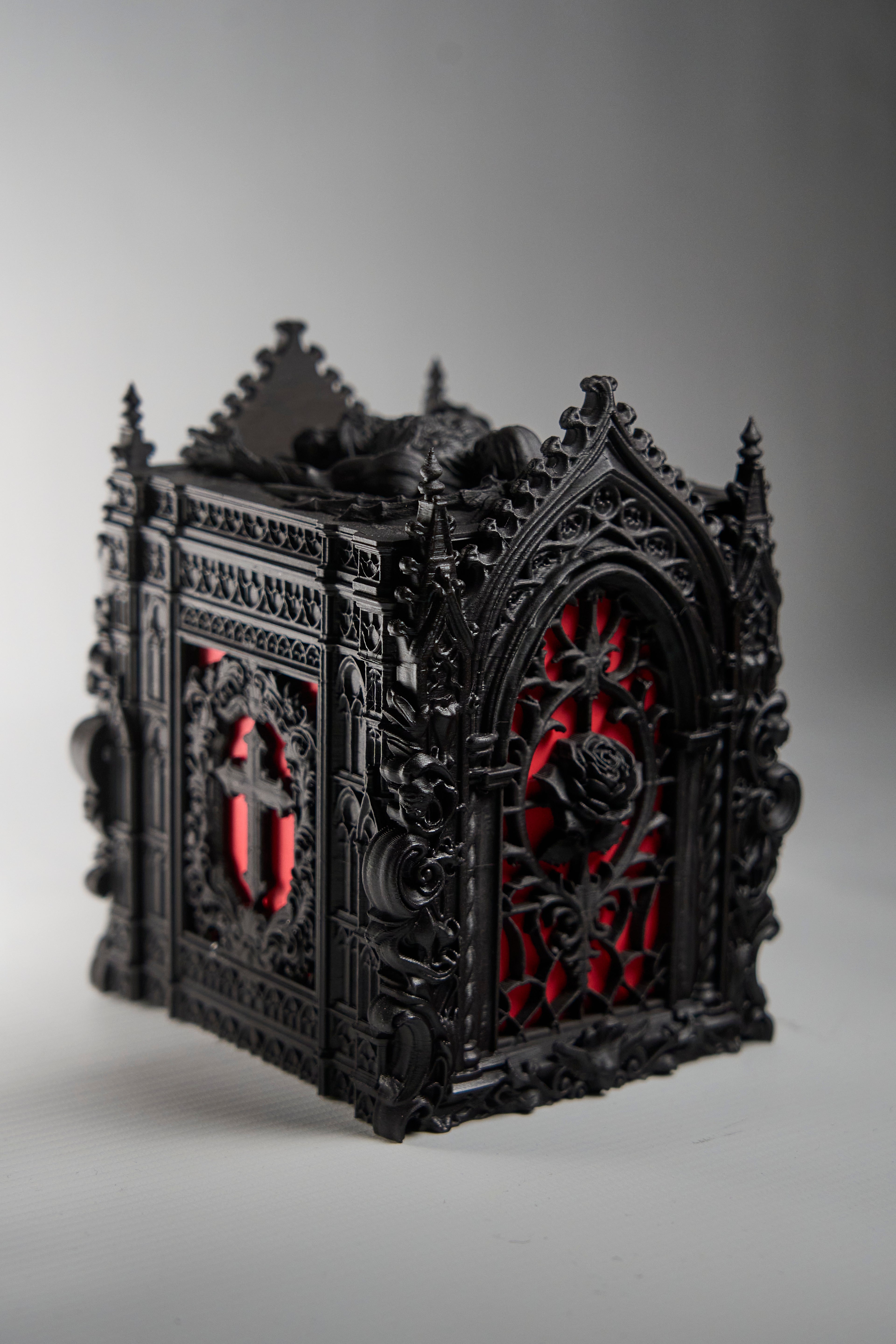 MTG Premium Vampir-Commander Deckbox - Handbemalt