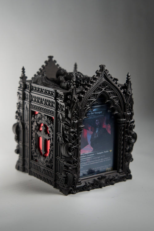 MTG Premium Vampir-Commander Deckbox - Handbemalt